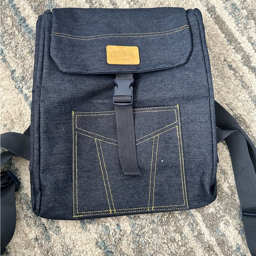 Jean Paul Gaultier Denim Backpack